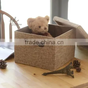 WBN-1: MuJia Wholesale Metal Hanging Cotton and Linen Storage Box,storage Box Kid,toy Storage thumbnail-2