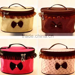Deluxe Double Layer Lady's Makeup Bag thumbnail-1
