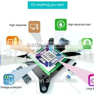 China Supplier Wallpad Luxury Waterproof Black Crystal Glass 110~250V RJ45 Computer Internet Network Wall Socket Switch Quality Choice thumbnail-4