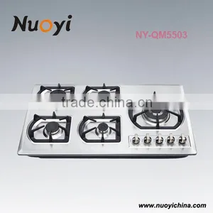 Best Selling Stainless Steel Kitchen Coutertops Gas Stove Valve Price Built-in Hob thumbnail-2