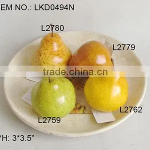 Real Color Artificial Foam Pear Fruits in Assorted Size and Shapes for Display Decoration thumbnail-1