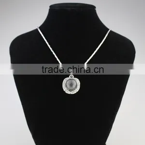 White Gold Austrian Crystal Imitation Pearl Necklace thumbnail-6