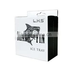 100% Food Grade Novelty Shark Fin Custom Silicone Ice Cube Tray thumbnail-4