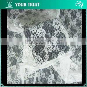 Machine Made 80G Woven Mesh Fabric Swiss Lace thumbnail-4
