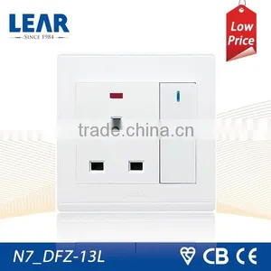 On Sales N7 Series uk Wall Socket With Switch thumbnail-1