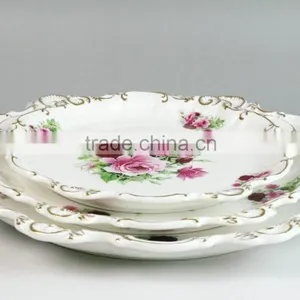 Various Certificates Ceramic Plate ,cheap Porcelain Plate With Custom Desgin,wholesale Plates Serving Dishes for Daily Used. thumbnail-2
