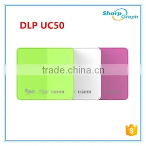 In Stock!!! 2016 UNIC Personal 3D Laser DLP HD 1080p LED Short Throw Projector UC50 thumbnail-6