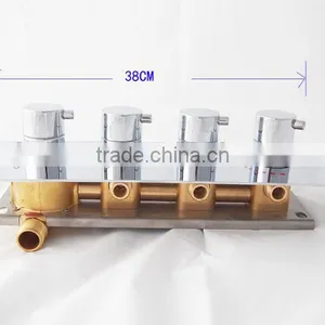 4 Fouction Shower Diverter Valve Brass Chrome Shower Valve thumbnail-4