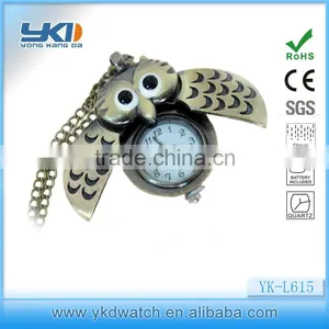 Latest Version OWL Antique Pocket Watches With Pendant Necklace thumbnail-1