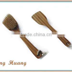 Bamboo Bath Cleaning Brushes Long Handle thumbnail-1