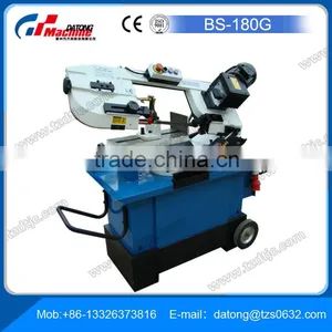 Band Saw For Metal Cutting BS-180G Portable Band Sawing Machine thumbnail-1