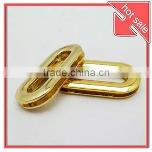 Shiny Metal Gold Oval Eyelet for Bag Accessory thumbnail-1