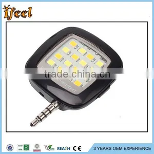 External 16 LED Fill In Light Portable Mobile Selfie Flashing Light For Smartphone Camera thumbnail-4