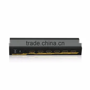 HDMI Splitter 4Kx2K Video 1X8 Splitter 1 in 8 Out Amplifier Dual Display For HDTV DVD PS3 Xbox thumbnail-2