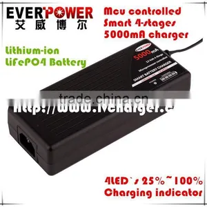 Everpower High Quality Smart Fast 100W Battery Charger Suit for 12.8V LiFePO4 Battery thumbnail-1