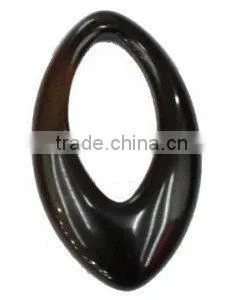 40x25mm Marquise Hoolow Black Agate for Earring and Pendant thumbnail-1
