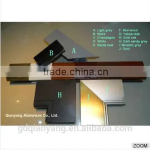 Aluminium Profile Industrial for Sliding Wardrobe Door Price in China thumbnail-2