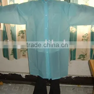 PEVA /EVA/PE Clear Transparent Plastic Raincoat thumbnail-1