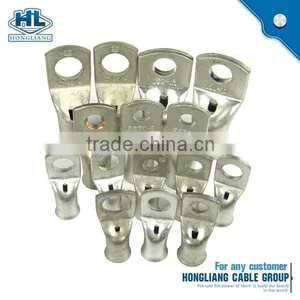Copper Bare Terminal SNB Series Copper Non Insulation Spade Terminal Cable Lug thumbnail-5