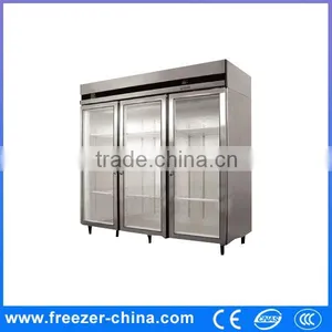 3 Doors R134a Refrigerant Stainless Steel Commercial Refrigerator thumbnail-1