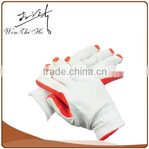 Anti-Ski Poly Cotton Knitted Gloves Work Gloves For Sale thumbnail-5
