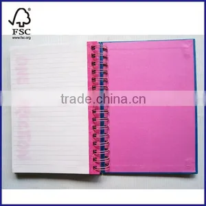 B5 Double Wire Hardcover Notebook College Ruled With Cutting Line thumbnail-6