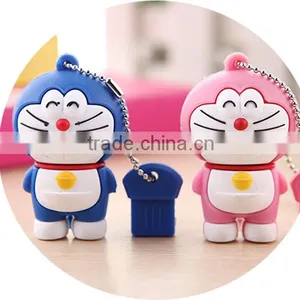 Pokony Cat Animal Shape PVC Usb Flash Drive Thousands Models,Custom Promotional Gift Memory Stick With Metal Case thumbnail-3