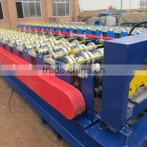 Colored Glaze Steel Roof Tile Forming Machine thumbnail-1