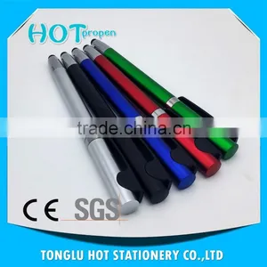 Spray Paint Colored Barrel, Wide Chrome Ring With Black Big Clip,twist Touch Pen thumbnail-3
