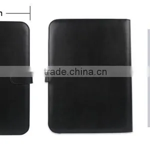 A4 Zipper Portfolio PU Leather File Folders Mutifuction Organizer thumbnail-5