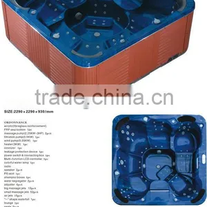 2016 New Design European Style Acrylic Hot Tub Spa Outdoor Whirlpool Spa thumbnail-1
