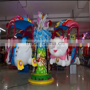High Quality !!! Amusement Park Cartoon Ride Lucky Cat Theme Park Kiddie Equipment thumbnail-6