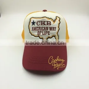 Wholesale Customize 100% Cotton Embroidery Patch Trucker Cap and Hat thumbnail-3