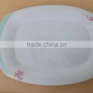 13.5''cheap Bulk Porcelain Rectangular Fish Plate & Dish Ceramic Plate Stock OTH010 thumbnail-1