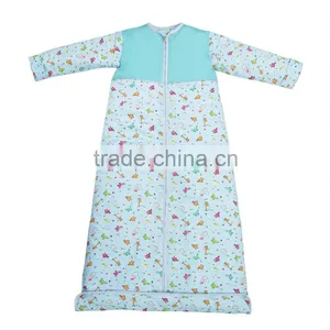 Infant Kids Anti Kicking Quilt Sleeping Bag for Four Seasons Detachable Fillings Blue Style thumbnail-1