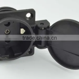 16a 250v European Waterproof Socket With Transparent Cover thumbnail-5