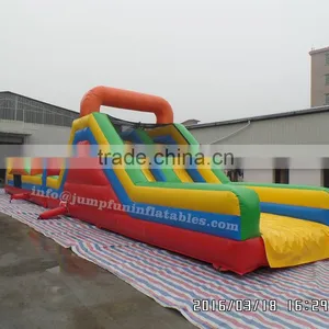 60feet Inflatable Obstacle Course for Sale, Cheap Inflatable Slide and Obstacle Challenge Children Bouncy Playground thumbnail-3