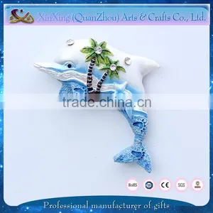 Resin Beach Dolphin Shape Dominican Souvenir Magnet thumbnail-3