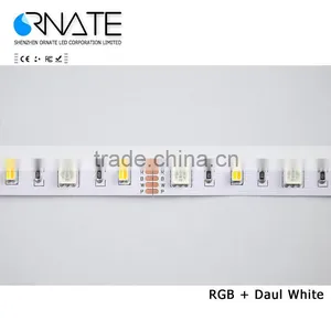 2016 New Product 12V 24V 5050 RGB + 3527 Dual White Led Strip IP20/IP65/IP67/IP68 thumbnail-4