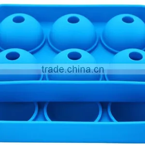 I Love Ice - Ice Ball Maker Mold - 6 Whiskey Ice Balls - Premium Round Spheres Tray thumbnail-2