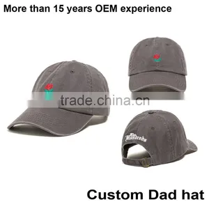 100% Cotton Twill Fabric Custom Wholesale Dad Hat thumbnail-3
