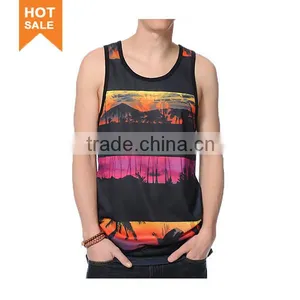 Custom Wholesale Printing Mens Tank Top thumbnail-1