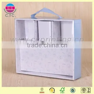 Fancy Suitcase Shaped Baby Clothes Transparent Gift Box thumbnail-1