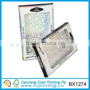 Fancy Flat Pack Plastic Window Usb Flash Drive Packaging Box thumbnail-1