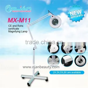 5X Beauty Salon Equipment 5X Magnifying Lamp Parts Moveable Led Magnifying Glass Floor Lamp With CE Cosmetic thumbnail-1