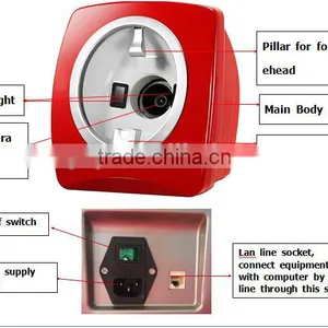 Multi-languages Chinese/English/Russian/Spaish/French/version Skin Scope Analyzer Machine thumbnail-3