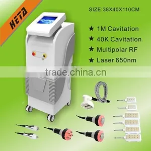 H-1002C 2015 Hot Sale Portable Ultrasonic Liposuction Cavitation Vacuum Roller RF Beauty Machine thumbnail-1
