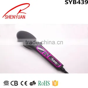 SYB439 China Shenyuan PTC Heating Hair Straightener Comb Straightening Brush thumbnail-5