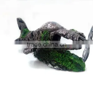 Wholesale Resin Aquarium Decorations Ornaments Seabed Aircraft Plane for Aquarium&fish Tank thumbnail-3