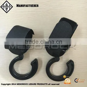 Wholesale Baby Stroller Accessories 2pcs Black Baby Hanger Durable Hook thumbnail-1